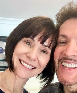 With Susan Egan