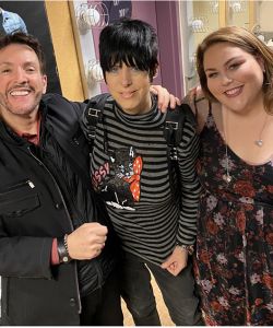 With Diane Warren and Chrissy Metz