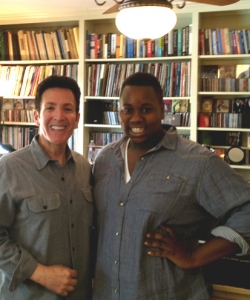 With Alex Newell of Glee