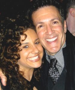 With Marissa Jaret Winokur at the last performance of HAIRSPRAY