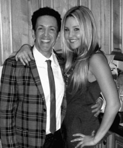 With Amanda Bynes