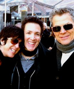 With David Foster and Diane Warren at the launch of OWN NETWORK