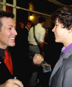 with Graham Phillips Opening Night of 13 The Musical on Broadway