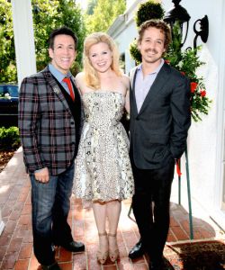 With Megan Hilty and TR Knight at the FESTIVAL FOR NEW AMERICAN MUSICALS at my house