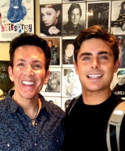 Rehearsing with Zac Efron
